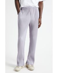 Homme Plissé Issey Miyake - Monthly Colors June Pleated Straight Leg Pants - Lyst