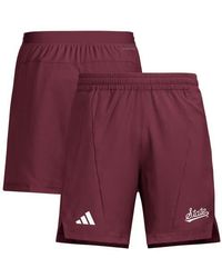adidas - Mississippi State Bulldogs Program Woven Training Shorts - Lyst