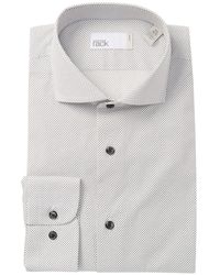 Nordstrom - Dot Print Trim Fit Dress Shirt - Lyst