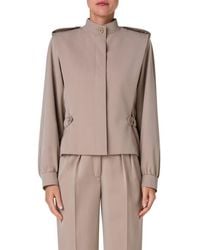 Akris - Gregory Virgin Wool Gabardine Jacket - Lyst