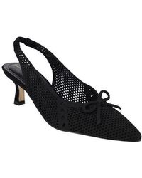 Pelle Moda - Beliz Slingback Pointed Toe Kitten Heel Pump - Lyst