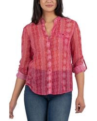 Kut From The Kloth - Jasmine Chiffon Button-Up Shirt - Lyst