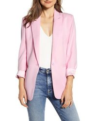 Endless Rose - Tailored Single Button Blazer - Lyst