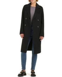 Vince Camuto - Oversized Double-Breasted Wool Coat - Lyst