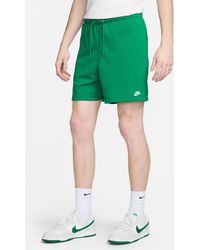 Nike - Club French Terry Flow Shorts - Lyst