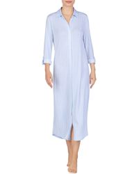 Lauren by Ralph Lauren Long Sleeve Roll Tab Ballet Sleepshirt - Blue
