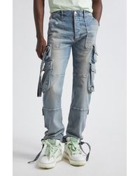Amiri - Tactical Distressed Cargo Jeans - Lyst