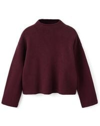Mango - Mock Neck Sweater - Lyst