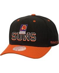 Mitchell & Ness - Phoenix Suns Backside Script Two-Tone Pro Crown Adjustable Hat - Lyst