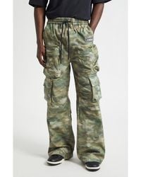 Amiri - Print Drawstring Cargo Pants - Lyst