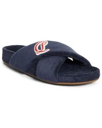 Christian Louboutin - Bizzu Logo Patch Slide Sandal - Lyst