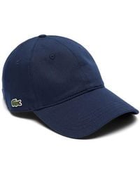 Lacoste - Essential Cotton Twill Baseball Cap - Lyst