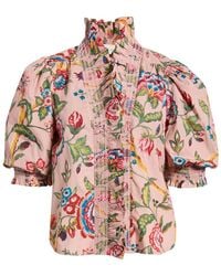LOVE THE LABEL - Zuri Ruffle Top - Lyst