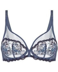 Simone Perele - Intrigue Sheer Full Coverage Underwire Plunge Bra - Lyst
