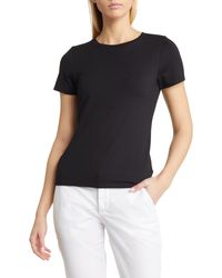 Nordstrom - Pima Cotton Blend Crewneck T-shirt - Lyst