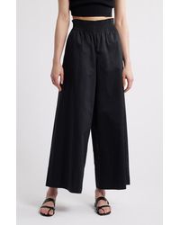 Solid & Striped - Twyla Wide Leg Cotton Pants - Lyst