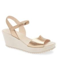 Pedro Garcia - Fantina Platform Wedge Sandal - Lyst