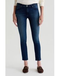 AG Jeans - Prima Low Rise Ankle Cigarette Jeans - Lyst