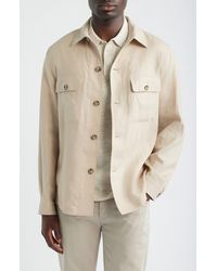 BOSS - Carper Linen Jacket - Lyst