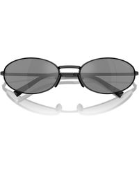 Prada - 59mm Oval Sunglasses - Lyst