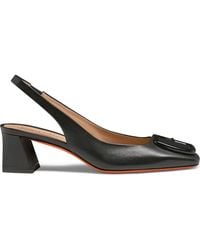 Santoni - Mid-Heel Slingback - Lyst