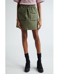 Moncler - Drawcord Waist Cargo Miniskirt - Lyst