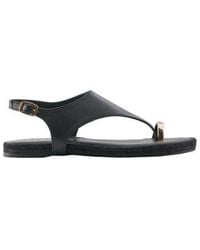 VISCATA - Delmar Leather Sandal Flats - Lyst