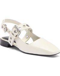 Rag & Bone - Moto Astra Mary Jane Slingback Flat - Lyst