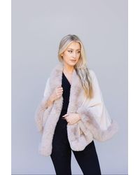 Le Fafo - Jiana Wrap Cape - Lyst