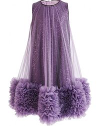 Tulle - Serenata Glitter Tulle Dress - Lyst
