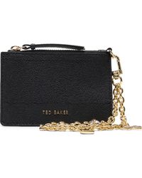 Ted Baker - Sutton Charm Leather Card Case - Lyst