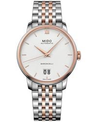 MIDO - Baroncelli Iii Automatic Bracelet Watch, 40Mm - Lyst