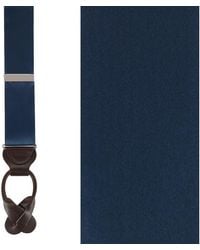 Trafalgar - Dutton Solid Color Silk Button End Suspenders - Lyst