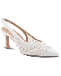AZURA BY SPRING STEP - Occitania Slingback Pointed Cap Toe Pump - Lyst