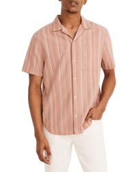 Madewell - Hemp & Cotton Easy Short Sleeve Shirt - Lyst