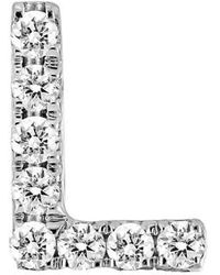 Bony Levy - Single Initial Earring - Lyst