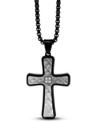Anna Zuckerman - Argyle Cross Necklace - Lyst