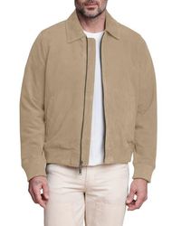 Bagatelle - Suede Bomber Jacket - Lyst
