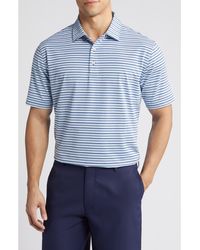 Peter Millar - Oakland Stripe Performance Golf Polo - Lyst