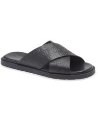 Ferragamo - Monogram Slide Sandal - Lyst