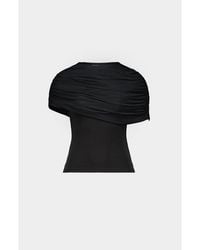 Saemdi - Mesh Cape Top - Lyst