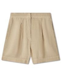 VIR VITA - Relaxed Linen Short - Lyst