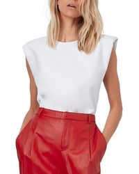AS by DF - Blaze Recycled Leather Tee - Lyst