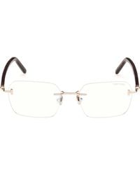 Tom Ford - 54Mm Rectangular Light Blocking Optical Glasses - Lyst