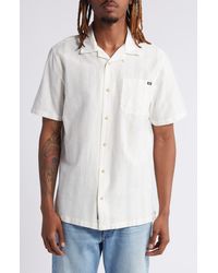 Vans - Carnell Cotton & Linen Camp Shirt - Lyst
