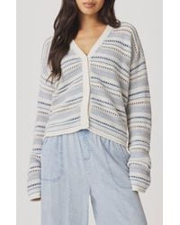 Splendid - Addison Stripe Cardigan - Lyst