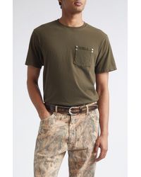 Phipps - Stud Pocket Cotton T-Shirt - Lyst
