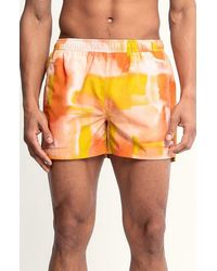 AUTO-REPLY™ - Sebastian Solid 4-Inch Nylon Swim Trunks - Lyst