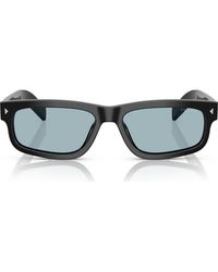 Prada - 57Mm Rectangular Optical Glasses - Lyst