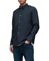 AllSaints - Hermosa Organic Cotton Button-up Shirt - Lyst